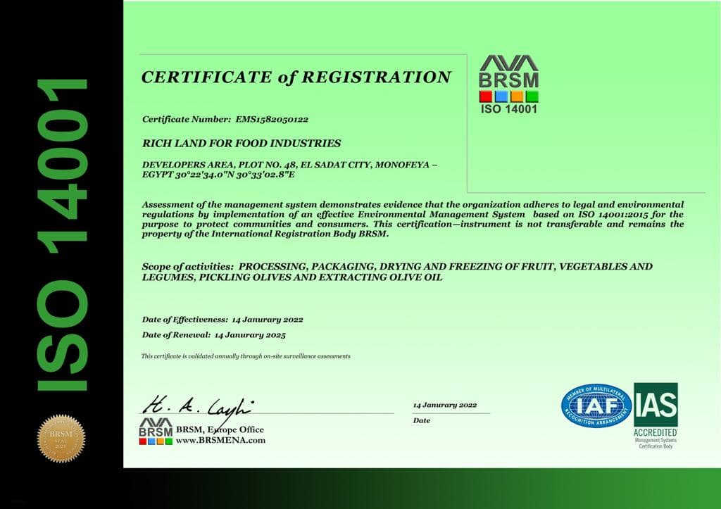 ISO 14001:2015 Environmental Management